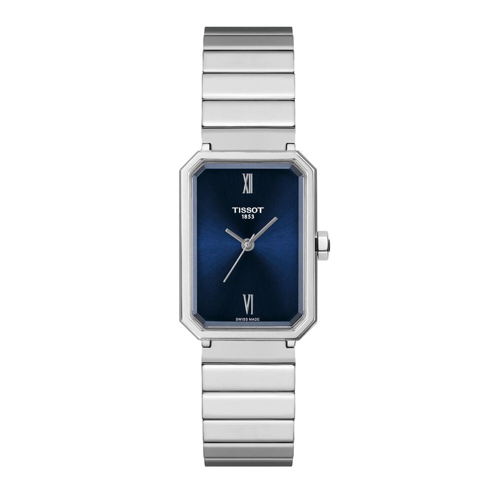 Tissot SRV 21.8mm Blue Dial Stainless Steel Bracelet Watch image number 0